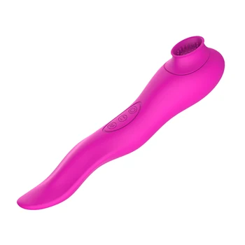 Güçlü Clit Sucker Vibratör Dil Titreşimli Meme Emme Oral Seks Klitoris Stimülatörü Etotic Kadınlar için Seks Oyuncakları Masturbator 4