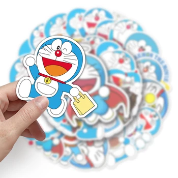Karikatür Anime Kawaii Doraemon Çıkartmalar Dizüstü Bavul Kırtasiye Su Geçirmez Çıkartmaları Albümü Graffiti Çocuk Oyuncakları Doğum Günü Hediyeleri