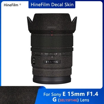 E15F1. 4 Lens çıkartma kaplama SEL15F14G Lens Wrap Kapak Sony E 15mm F1. 4 G Lens yapışkan film Anti-Scratch koruyucu film