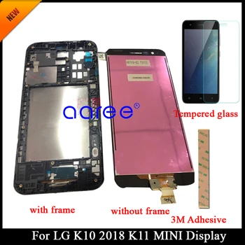 Test Sınıf AAA LCD ekran LG K10 2018 K11 LG K10 2018 K11 Ekran LCD Ekran dokunmatik sayısallaştırıcı tertibatı çerçeve İle