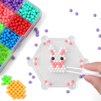 2021 Yeni 10 Renk kristal boncuklar Dolum Dıy Boncuk Su Püskürtme Sihirli Boncuk Eğitici Top Oyunu Oyuncaklar Çocuk Hediyeler İçin