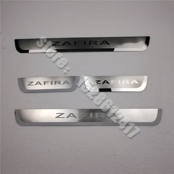 Opel Zafira Tourer için Bir C Vauxhall Zafira B 2011-2022 Aksesuarları Kapı eşiği tıkama plakası / Kapı Eşik kapı eşik Araba styling 1