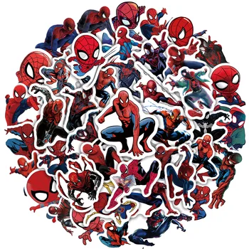 10/30/50 Adet Anime Disney Marvel Örümcek Adam Çıkartmalar Avengers Kaykay Gitar Dizüstü Bagaj Karikatür Su Geçirmez Etiket Çocuk Oyuncakları 1