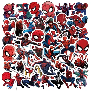 10/30/50 Adet Anime Disney Marvel Örümcek Adam Çıkartmalar Avengers Kaykay Gitar Dizüstü Bagaj Karikatür Su Geçirmez Etiket Çocuk Oyuncakları 5