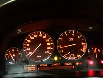 Krom Styling Dashboard mastar halkası Seti BMW E38 2