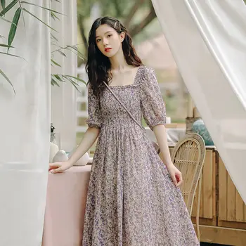 Kadın yaz elbisesi 2022 Ucuz Giyim Yeni Hit Çiçek Moda Trendi Elbiseler Şık ve Zarif Bayanlar Şifon Elbise Maxi sıcak 2