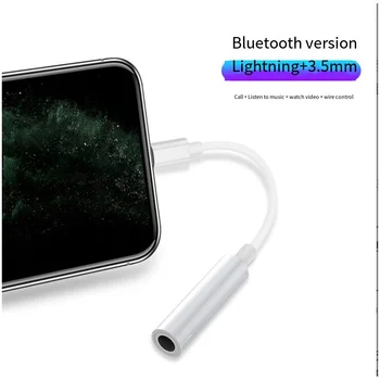 Apple iphone kulaklık adaptörü 2'si 1 arada 3,5 mm yıldırım cep telefonu ses adaptör kablosu 2