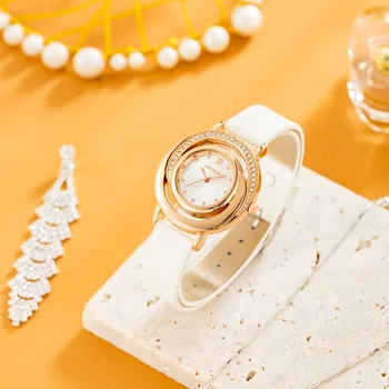 Kadınlar İçin Saatler 2022 En Çok Satan Ürünler Lüks Marka Reloj Mujer Yakut Rhinestones Lüks Altın Zarif Zarif