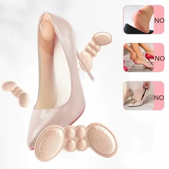 Kadınlar Kalın Yüksek Topuk Yastığı Ayarlamak Boyutu Yapışkanlı Topuklu Ped Astar Sapları Koruyucu Sticker Ağrı kesici Ayak Bakımı Eklemek Ayakkabı Yastık