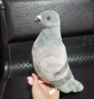 19 cm Gerçekçi Gri Güvercin Peluş Oyuncak Gerçekçi Kaya Güvercin Güvercinler Kuş Dolması Hayvan Oyuncaklar Çocuklar İçin Doğum Günü Hediyeleri
