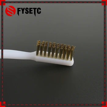Bakır Tel Diş Fırçası Bakır Fırça Kolu 3D yazıcı memesi temizleme Sıcak yatak temizleme 3D baskı temizleme