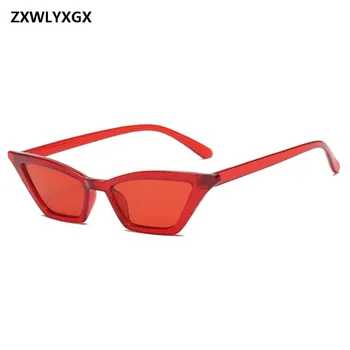 ZXWLYXGX Avrupa ve amerika'da yeni trendler retro güneş gözlüğü güneş gözlüğü bayan kedi göz gözlük renkli deniz kişilik 0
