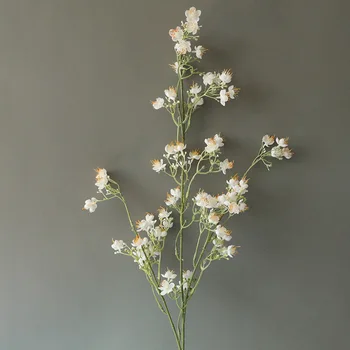 2 çatal gypsophila simülasyon çiçek şube dıy çiçek düzenleme malzemesi ev düğün parti dekorasyon sahte çiçekler