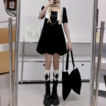 HOUZHOU Siyah Deri kadın Orta Buzağı Çizmeler 2022 Sonbahar Kış Goth platform ayakkabılar Tasarımcı Harajuku Punk Ayakkabı