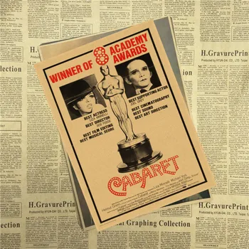 Kabare 1972 / klasik film film afiş / kraft kağıt / bar poster / Retro Poster / dekoratif boyama Ücretsiz kargo