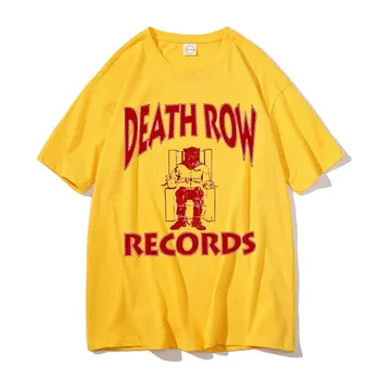 ÖLÜM SATIR kayıtları Klasik Hip Hop T Shirt Pop Tshirt Erkek Kadın Beyaz Kısa Kollu Tees Rap Tupac 2Pac Snoop Doggy Dogg T-shirt 2