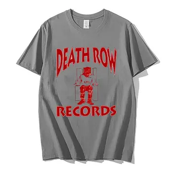 ÖLÜM SATIR kayıtları Klasik Hip Hop T Shirt Pop Tshirt Erkek Kadın Beyaz Kısa Kollu Tees Rap Tupac 2Pac Snoop Doggy Dogg T-shirt 4