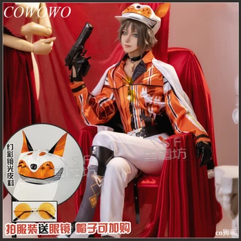COWOWO Anime! Vtuber Luxiem Mysta Rias Oyun Takım Elbise Yakışıklı Üniforma Cosplay Kostüm Cadılar Bayramı Partisi Rol Oynamak Kıyafet Unisex