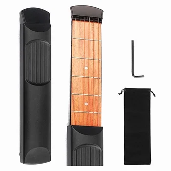 Taşınabilir Akor Eğitmen Cep Gitar Uygulama Araçları LCD Enstrüman Uygulama Akorları Araçları Gitar Aksesuarları Parçaları 3