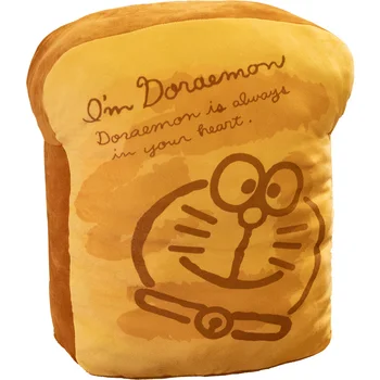 1 adet 30/45cm Yaratıcı Komik Ekmek Doraemon Tost Süper Yumuşak Gıda Yastık peluş oyuncaklar Tost Kanepe Sandalye Minderi Peluche Güzel Hediye