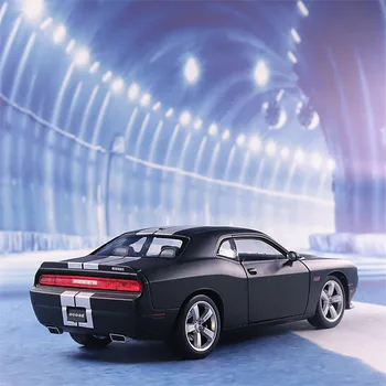 WELLY 1: 24 2012 DODGE Challenger SRT Alaşım Lüks Araç Diecast Geri Çekin Araba Modelleri Oyuncak Koleksiyonu Noel Hediyesi B195 4