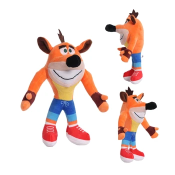 28 cm Crash Bandicoot Karikatür Hayvan peluş oyuncak Aku Kazasında Yumuşak Dolması oyuncak bebekler Çocuk Doğum Günü Yılbaşı Hediyeleri Ev Cuadros