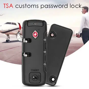 TSA21101 Gümrük şifreli kilit Çok amaçlı 3 haneli şifreli kilit Seyahat Bagaj Bavul Anti-Hırsızlık Kodu Asma Kilit 1