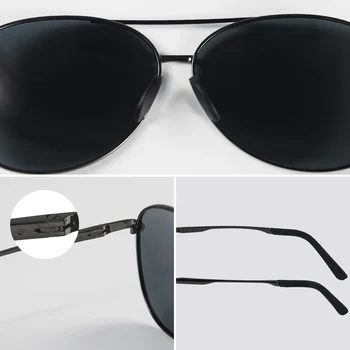 T-TEREX Polarize Güneş Gözlüğü Erkekler UV400 Lens Metal Çerçeve Moda Vintage Balıkçılık güneş gözlüğü Sürüş İçin 8013