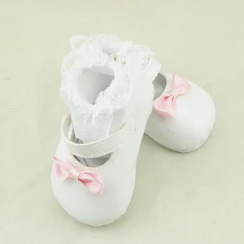 Sıcak Yeniden Doğmuş Bebek Bebek Aksesuarları Ayakkabı moda ayakkabılar Ve Çorap Kızlar İçin Uygun 22 İnç 55cm Bebek Çocuk Hediye Aksesuarları