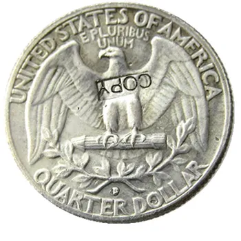ABD 1932 P/S/D Washington Çeyrek Gümüş Kaplama Kopya Para