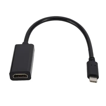 Tip C HDMI uyumlu I Dönüşüm Kablosu 4K HD USB C HDMI uyumlu Dişi kablo USB 3.1 Dönüşüm Kablosu