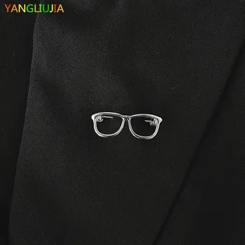 YANGLIUJIA Metal Gözlük Broş Avrupa Amerika Birleşik Devletleri Mizaç Moda Kişilik Mikro Bölüm Çiftler Giyim Aksesuarları