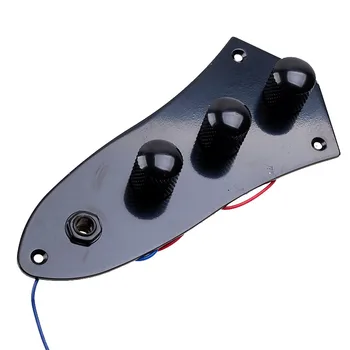 Kaplama Kablolu Anahtarı Kontrol Plakası FD Caz Bas Gitar Parçaları 3 Renk ile 1
