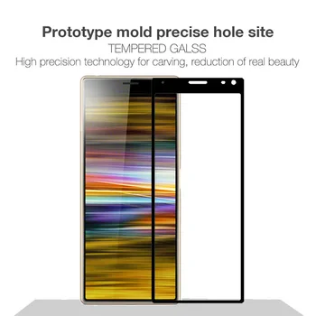 Nicotd İçin Sony Xperia 10 Temperli Cam Kapak Filmi Sony Xperia 10 Artı X10 + Koruyucu Ekran 2.5 D Koruyucu Cam 1