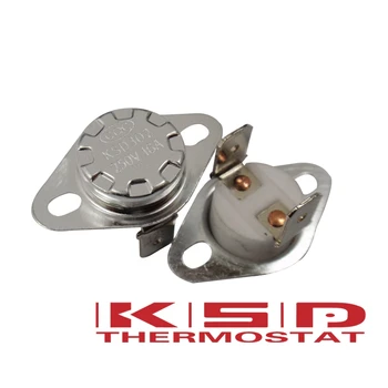 5 adet KSD301 / KSD302 250C Santigrat derece 16A 250V NC Normalde Kapalı Seramik Sıcaklık Anahtarı Termostat kontrol anahtarı