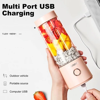 Elektrikli Meyve Sıkacağı Mini Taşınabilir smoothie blenderı Meyve Mikser USB Şarj Taze Narenciye Sıkacakları Maker Makinesi Portakal Limon Sıkacağı