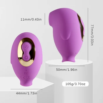 Klitoral Enayi Vibratör Kadın Emme Vibratörler Kadınlar için Yalama Şarj Edilebilir Klitoris Stimülatörü Masturbator Yetişkin Seks Oyuncak 3