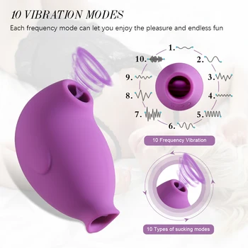 Klitoral Enayi Vibratör Kadın Emme Vibratörler Kadınlar için Yalama Şarj Edilebilir Klitoris Stimülatörü Masturbator Yetişkin Seks Oyuncak 5