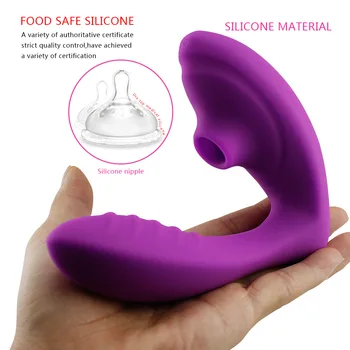 10 Hızları Vajina Emme Vibratör Titreşimli Enayi Oral Seks Emme Klitoris Stimülatörü Erotik Seks Oyuncak Kadınlar için Cinsel Wellnes 4