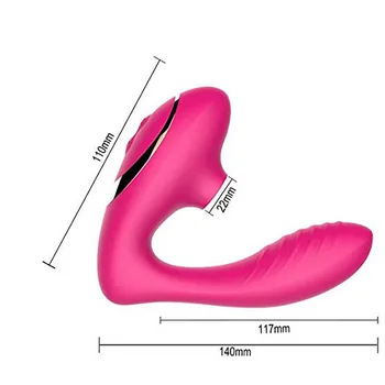 10 Hızları Vajina Emme Vibratör Titreşimli Enayi Oral Seks Emme Klitoris Stimülatörü Erotik Seks Oyuncak Kadınlar için Cinsel Wellnes 5