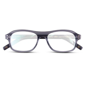 Kingsman gözlük gözlük altın daire gizli servis Cosplay Harry Hart gözlük asetat çerçeve gözlük mavi ışık gözlük 3
