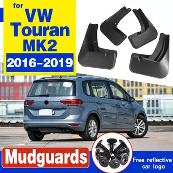 Araba Aksesuarları Volkswagen VW Touran 2016 2017 2018 2019 MK2 Çamurluk Çamurluk Çamurluk Çamur Flaps Guard Sıçrama Flap Çamurluklar 3