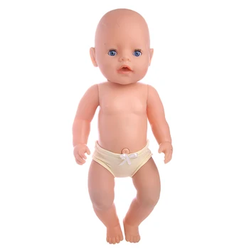 Bebek Külot 4 Renk El Yapımı Bebek Külot sevimli yay ile Fit 18 İnç Amerikan ve 43 Cm Doğan Bebek Aksesuarları Üretimi İçin