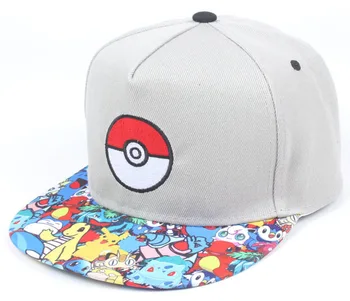 Anime Pokemon beyzbol şapkası Pikachu Şapka hip hop şapka Kız Erkek Yetişkin Figürleri Oyuncaklar Çocuklar İçin Hediye