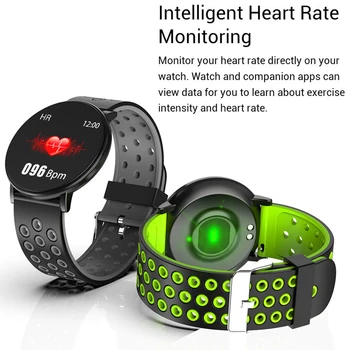 D18 119 Artı 119S Smartwatch bluetooth akıllı saat Erkekler Kan Basıncı Kadın Akıllı Bant Spor İzci Smartband IOS Android İçin