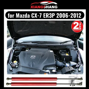Mazda için CX-7 ER3P 2006-2012 Ön Bonnet Hood Değiştirmek Gaz Struts karbon fiber yay amortisör Kaldırma Desteği Emici