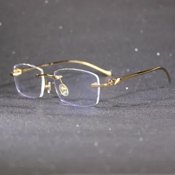 Şeffaf Gözlük Çerçevesi Kadınlar ve Erkekler için Carter Gözlük Okuma Bilgisayar Gözlük Şeffaf Panter Dekorasyon Aksesuarları 1