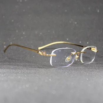 Şeffaf Gözlük Çerçevesi Kadınlar ve Erkekler için Carter Gözlük Okuma Bilgisayar Gözlük Şeffaf Panter Dekorasyon Aksesuarları 2