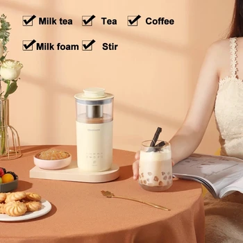 350ml Mini Süt çay makinesi Kahve makinesi DIY Kokulu Çay süt köpüğü Karıştırma Kahve Makinesi 110V 220V Ev Yurdu için
