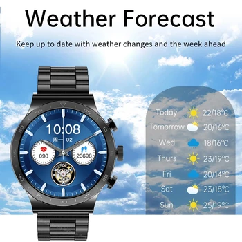 LIGE Yeni Bluetooth Çağrı akıllı saat Erkekler HD Tam Dokunmatik Spor Spor Bilezik Su Geçirmez Lüks Erkekler ios için akıllı saat Android
